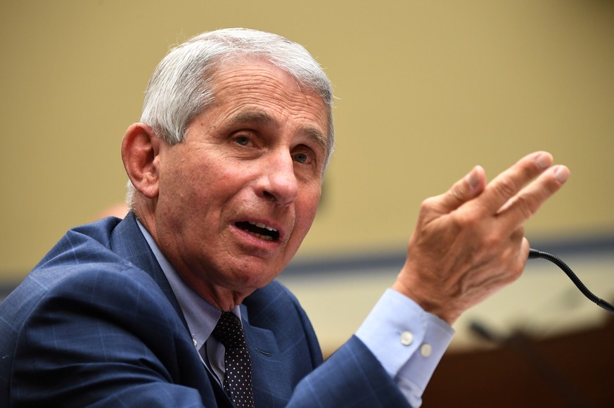Dr. Anthony Fauci, director of the National Institute for Allergy and Infectious Diseases, testifies during the House Select Subcommittee on the Coronavirus Crisis hearing in Washington, D.C., U.S., J ...