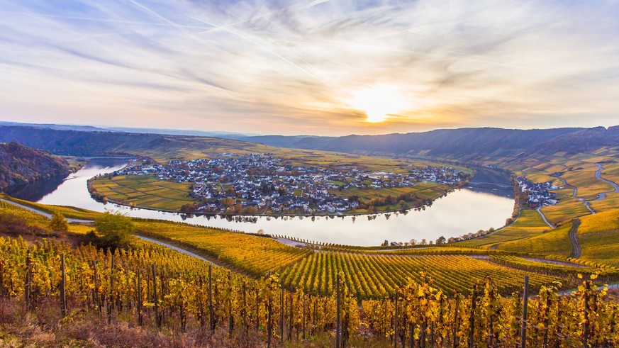 Herbst Mosel und Goldener Weinlandschaft HERBST/creative *** Autumn Moselle and Golden Wine Landscape AUTUMN creative PUBLICATIONxINxGERxSUIxAUTxONLY photocase_1845026