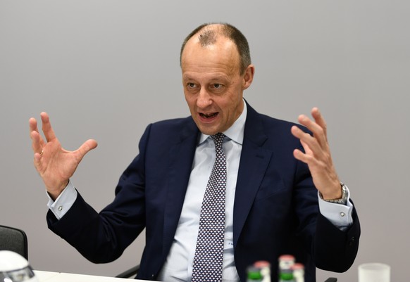 Christian Democratic Union party (CDU) politician Friedrich Merz speaks during an interview with Reuters in Berlin, Germany, January 14, 2020. REUTERS/Annegret Hilse