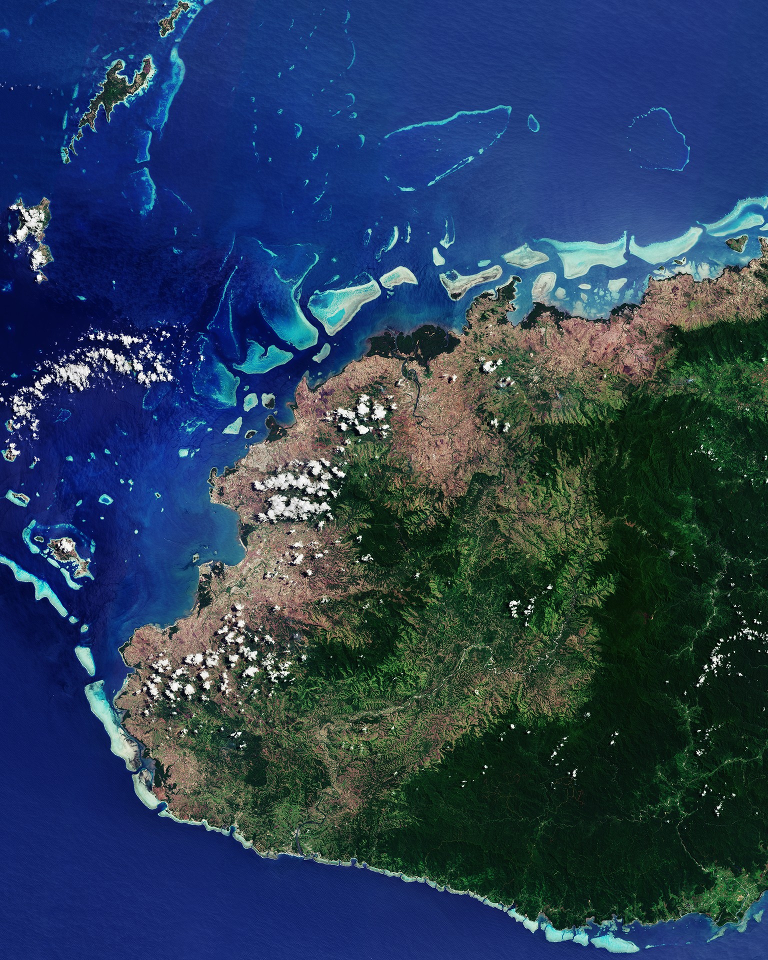 So sehen die Fiji-Inseln von oben aus