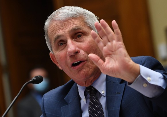 200731 -- WASHINGTON, July 31, 2020 Xinhua -- Anthony Fauci, director of the U.S. National Institute of Allergy and Infectious Diseases, testifies at a House subcommittee hearing in Washington, D.C.,  ...