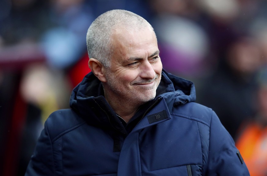 Aston Villa v Tottenham Hotspur - Premier League - Villa Park Tottenham Hotspur manager Jose Mourinho prior to kick-off EDITORIAL USE ONLY No use with unauthorised audio, video, data, fixture lists, c ...