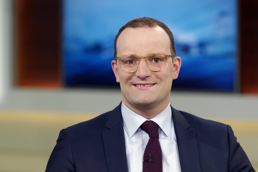 Jens Spahn 2018-11-25, Berlin, Deutschland - Jens Spahn (CDU), Bundesgesundheitsminister, zu Gast bei Anne Will im Ersten Deutschen Fernsehen. Thema der Talkrunde: Arbeitswelt im Wandel - wie muss der ...