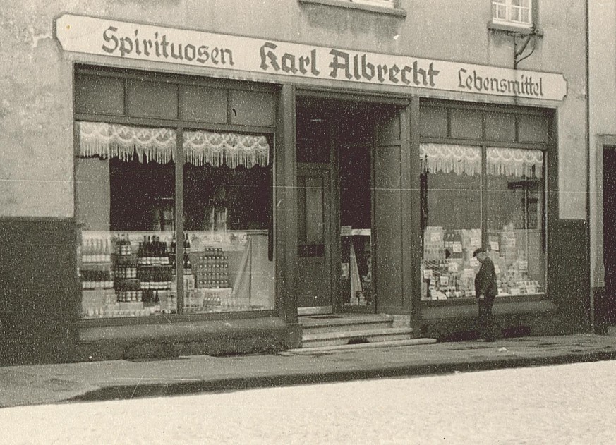 Der erste Aldi, historisches Bild von 1930.