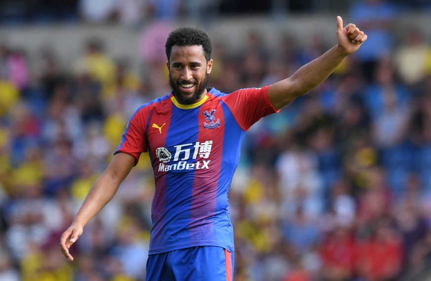 Soccer Football - Pre Season Friendly - Oxford United v Crystal Palace - Kassam Stadium, Oxford, Britain - July 21, 2018 Crystal Palace&#039;s Andros Townsend gestures Action Images via Reuters/Alan W ...