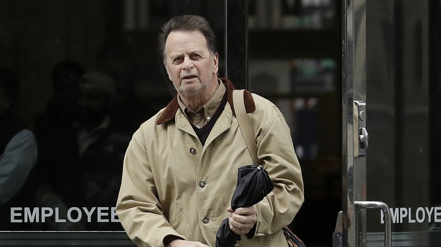 Edwin Hardeman leaves a federal courthouse in San Francisco, Monday, Feb. 25, 2019. A jury in federal court in San Francisco will decide whether Roundup weed killer caused Hardeman&#039;s cancer in a  ...
