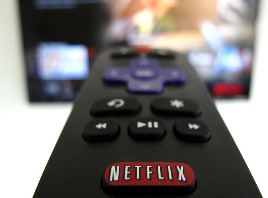 FILE PHOTO: The Netflix logo is pictured on a television remote in this illustration photograph taken in Encinitas, California, U.S., January 18, 2017. REUTERS/Mike Blake/File Photo