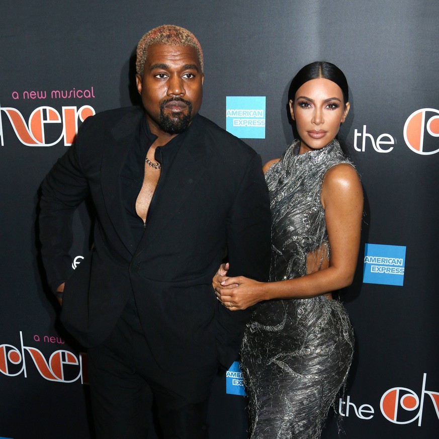 Kanye West and Kim Kardashian arriving at The Cher Show Broadway opening night in New York City - Dec 3, 2018 - The Cher Show Opening Night 2018, New York New York United States Neil Simon Theatre PUB ...