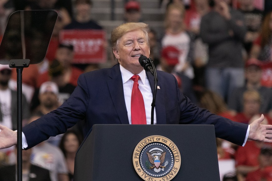 President Donald J Trump speaking at the 2020 Keep America Great Rally at the BB&amp;T Center on November 26 2019 in Sunrise, Florida. USA - 2019 - President Donald Trump 2020 Keep America Great Rally ...