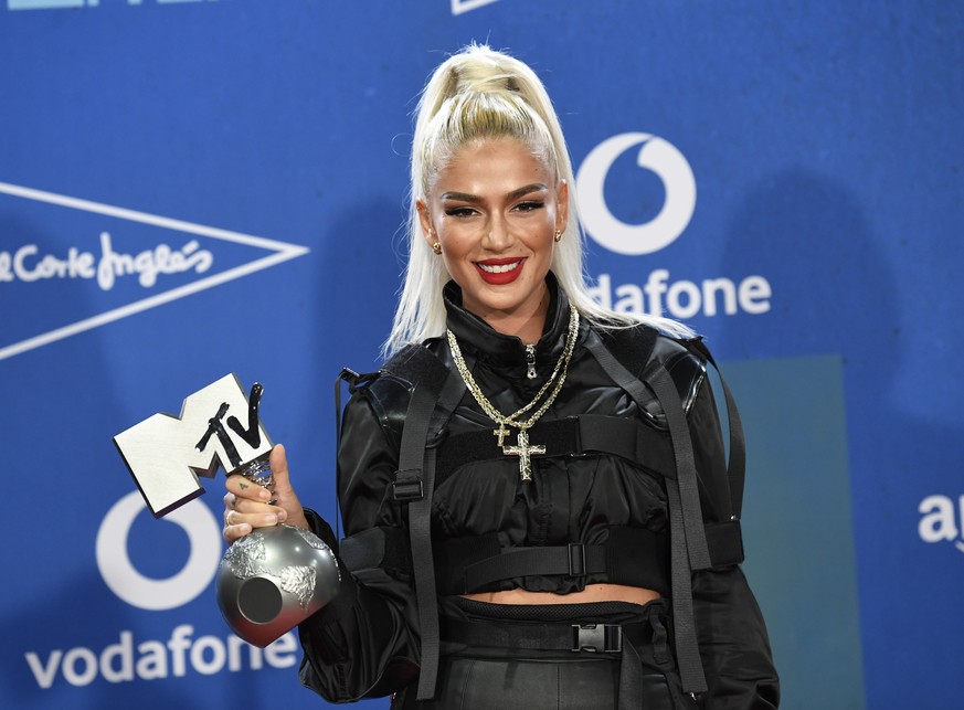 2019 MTV Europe Music Awards (EMAs) held at the FIBES Conference and Exhibition Centre - Winners Room

Featuring: Loredana
Where: Seville, Andalusia, Spain
When: 03 Nov 2019
Credit: Sean Thornton/Cove ...
