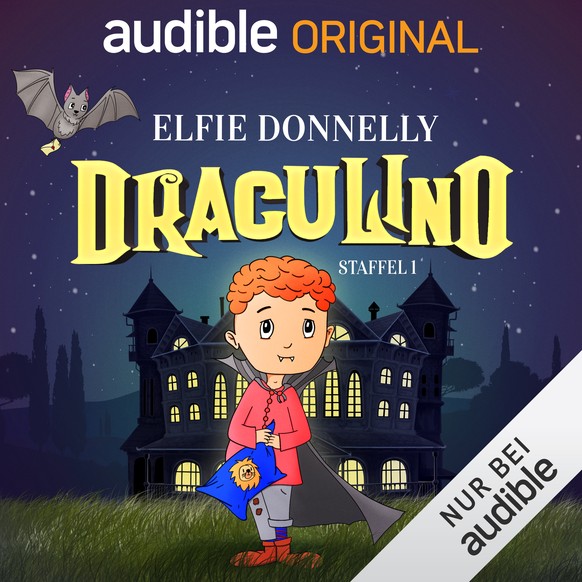 Elfie Donnelly ist zurück mit einem brandneuen Hörspielabenteuer für Kids. Draculino ist ein Audible Original und die erste Staffel ist nur bei Audible erhältlich. Weiterer Text über ots und www.press ...