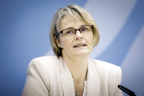 Bundesbildungsministerin Anja Karliczek, CDU, aufgenommen im Rahmen einer Pressekonferenz zum Thema Forschung zum Coronavirus - Stand der Entwicklung eines Impfstoffs und der Entwicklung von Behandlun ...