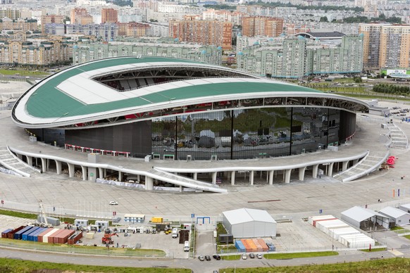 Russia, Kazan. Kazan Arena stadium. SergueixFomine PUBLICATIONxINxGERxSUIxAUTxHUNxONLY