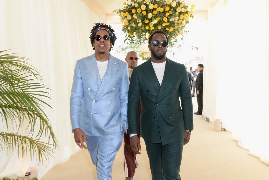 LOS ANGELES, CA - FEBRUARY 09: Jay-Z and Diddy attend 2019 Roc Nation THE BRUNCH on February 9, 2019 in Los Angeles, California. (Photo by Vivien Killilea/Getty Images for Roc Nation )
