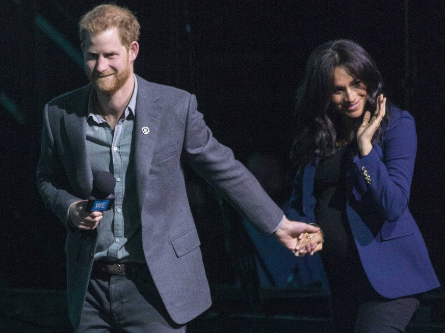 Entertainment Bilder des Tages March 6, 2019 - London, London, UK - London, UK. Harry, Duke of Sussex and Meghan, Duchess of Sussex attend WE Day UK at SSE Arena, Wembley. London UK PUBLICATIONxINxGER ...