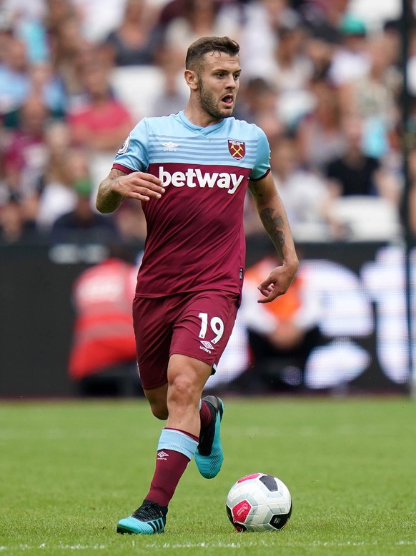Transfer Deadline Day File photo dated 03-08-2019 of West Ham United s Jack Wilshere FILE PHOTO Online in-match use limited to 120 images, no video emulation. No use in betting, games or single club/l ...