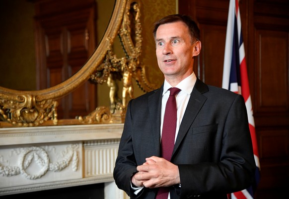 Britain&#039;s Foreign Secretary Jeremy Hunt speaks with Reuters at the Foreign Office in London, Britain May 7, 2019. REUTERS/Toby Melville