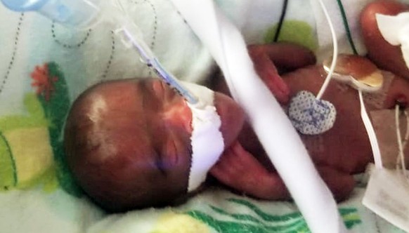 This December, 2018 photo provided by Sharp HealthCare in San Diego shows a baby named Saybie. Sharp Mary Birch Hospital for Women &amp; Newborns said in a statement Wednesday, May 29, 2019, that Sayb ...