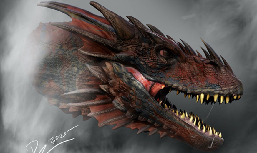 "Dragons are coming", schrieb das ZDF zu diesem Bild.