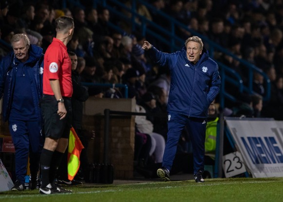 Football - 2018 / 2019 FA Cup - Third Round: Gillingham vs. Cardiff City Neil Warnock, Manager of Cardiff City, berates the fourth official over his decision making at Priestfield Stadium. COLORSPORT/ ...