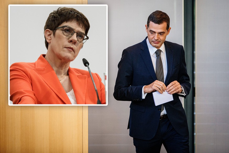 Annegret Kramp-Karrenbauer erklärte am Freitagnachmittag, dass die SPD und Grünen in Thüringen einen neuen Ministerpräsidenten vorschlagen sollen.