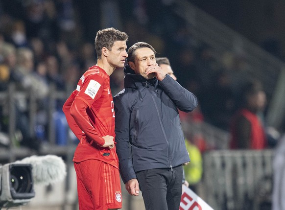 Thomas Müller und Niko Kovac waren beim FC Bayern nicht immer einer Meinung.