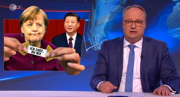 "Fatale Abhängigkeit": "heute-show"-Moderator Oliver Welke zum Handelsverhältnis Deutschlands zu China.