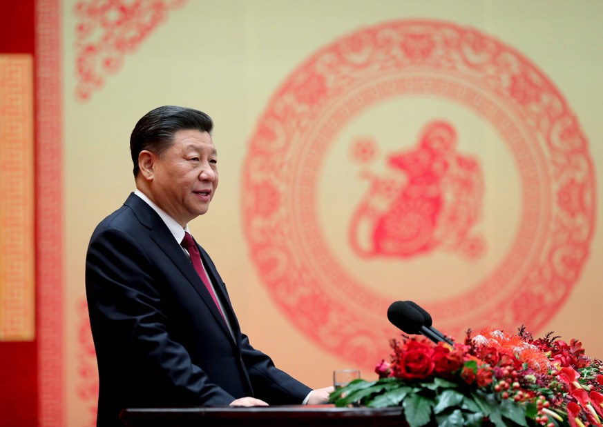 200123 -- BEIJING, Jan. 23, 2020 -- Chinese President Xi Jinping, also general secretary of the Communist Party of China CPC Central Committee and chairman of the Central Military Commission, addresse ...