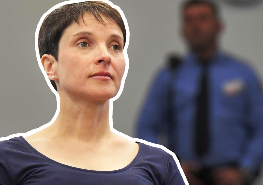 DRESDEN, GERMANY - APRIL 2: Frauke Petry, the former AfD-party leader (Alternative for Germany) arrives for the judgement of a trial at the district court on April 2, 2019, in Dresden, Germany. Author ...