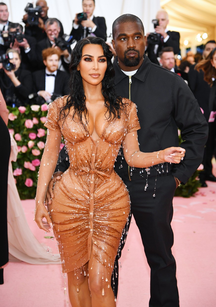 NEW YORK, NEW YORK - MAY 06: Kim Kardashian West and Kanye West attend The 2019 Met Gala Celebrating Camp: Notes on Fashion at Metropolitan Museum of Art on May 06, 2019 in New York City. (Photo by Di ...