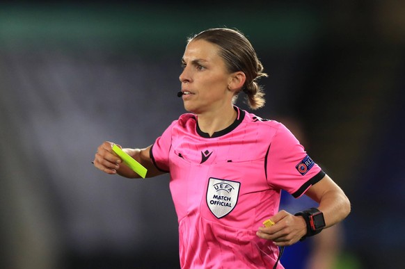Leicester City v Zorya Luhansk - UEFA Europa League - Group G - King Power Stadium Match referee Stephanie Frappart during the Europa League match at the King Power Stadium, Leicester. Editorial use o ...