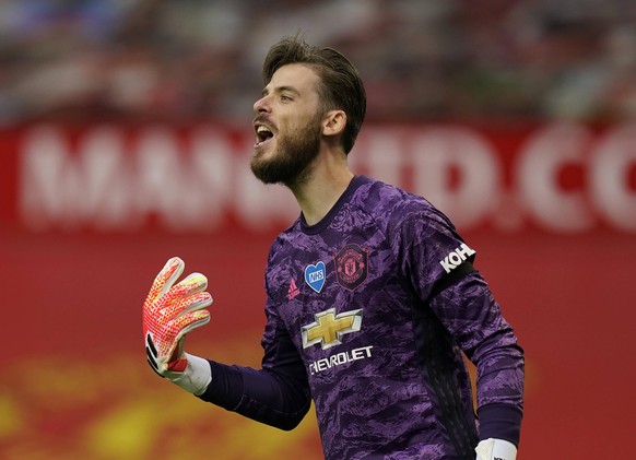David De Gea of Manchester United, ManU during the Premier League match at Old Trafford, Manchester. Picture date: 22nd July 2020. Picture credit should read: Andrew Yates/Sportimage PUBLICATIONxNOTxI ...