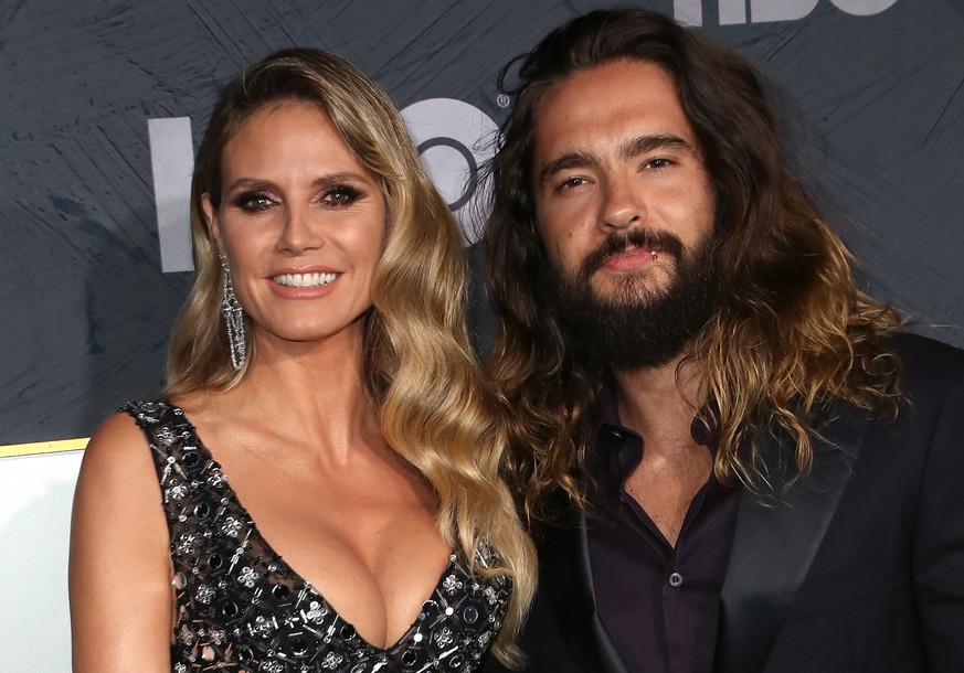 LOS ANGELES, CALIFORNIA - SEPTEMBER 22: Heidi Klum and Tom Kaulitz attend the HBO&#039;s Post Emmy Awards Reception at The Plaza at the Pacific Design Center on September 22, 2019 in Los Angeles, Cali ...