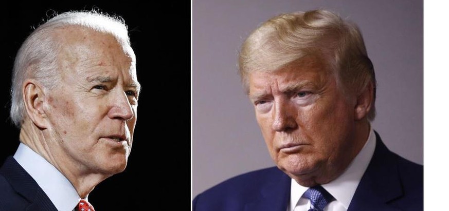 Das TV-Duell zwischen den beiden Präsidentschaftskandidaten Joe Biden (l.) und Donald Trumo (r.) wird von vielen mit Spannung erwartet.