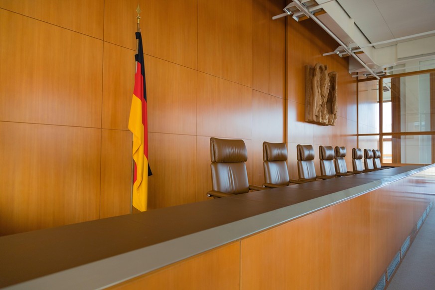 Bundesverfassungsgericht Karlsruhe Richterbank im gro