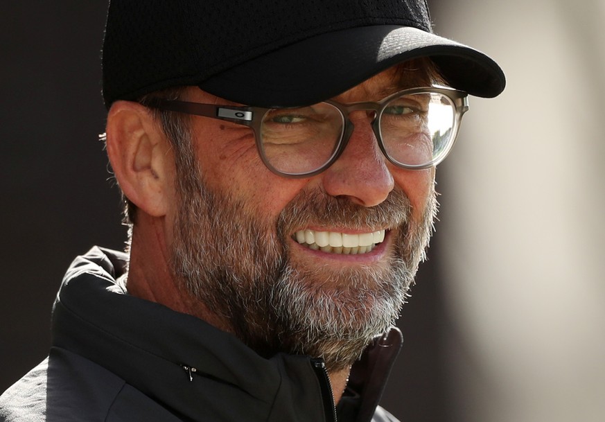 Soccer Football - Champions League - Liverpool Training - Melwood, Liverpool, Britain - September 16, 2019 Liverpool manager Juergen Klopp during training Action Images via Reuters/Lee Smith