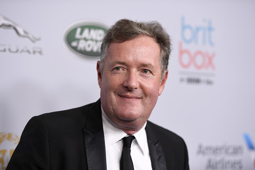 BEVERLY HILLS, CALIFORNIA - OCTOBER 25: Piers Morgan attends the 2019 British Academy Britannia Awards presented by American Airlines and Jaguar Land Rover at The Beverly Hilton Hotel on October 25, 2 ...